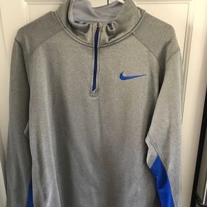 Nike grey zip up